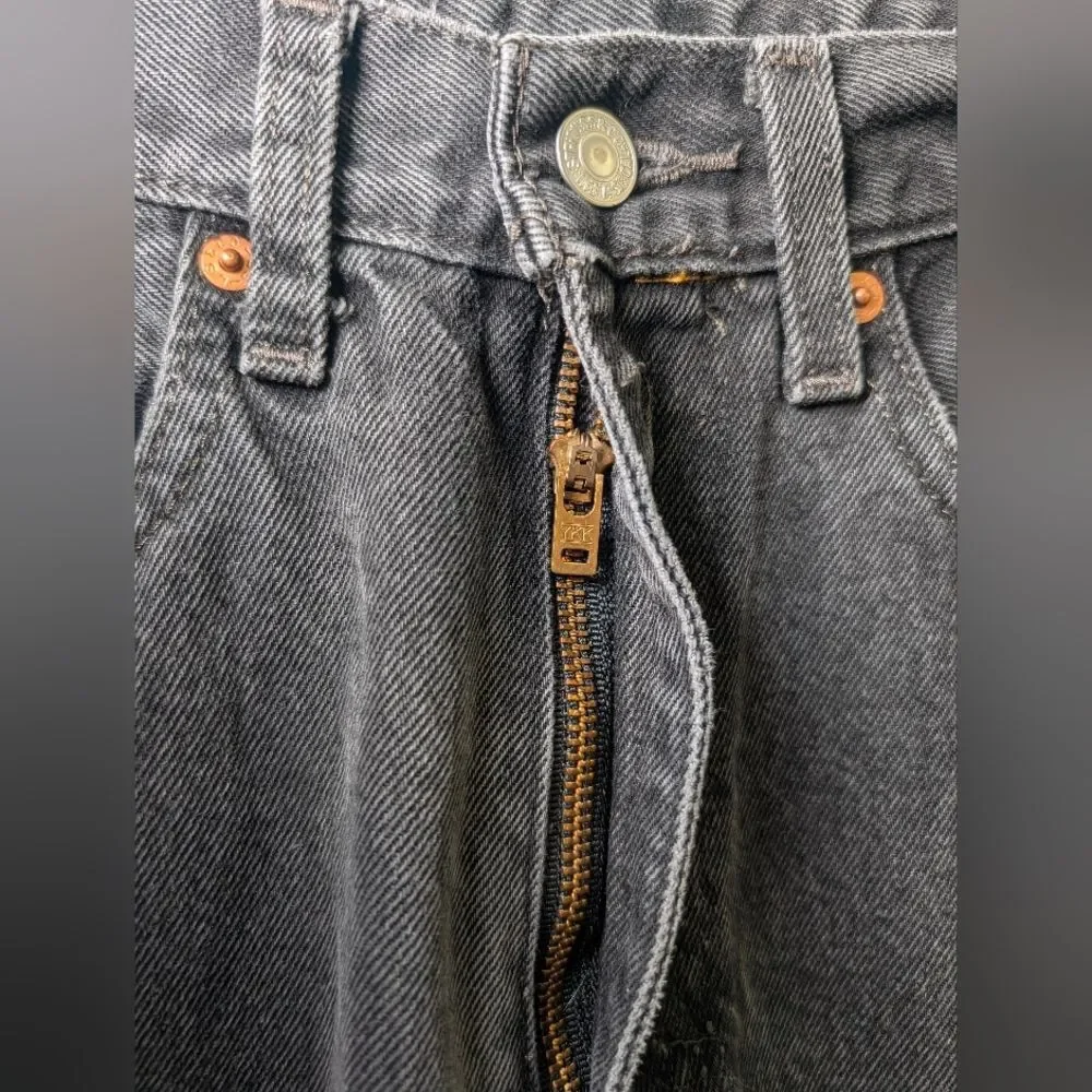 Levi’s 550 Men’s 32x34 Black Relaxed Fit Tapered Leg Jeans 90s Workwear Normcore